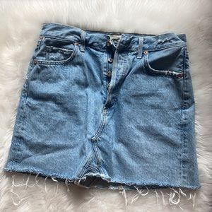 Citizens of humanity button fly denim skirt